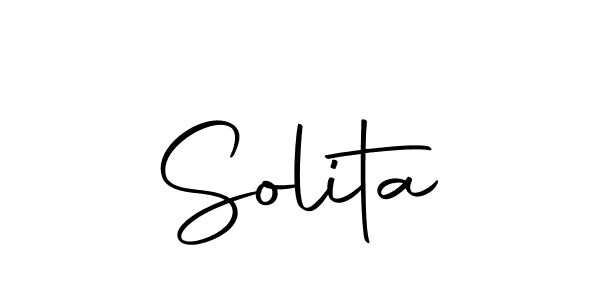 Create a beautiful signature design for name Solita. With this signature (Autography-DOLnW) fonts, you can make a handwritten signature for free. Solita signature style 10 images and pictures png