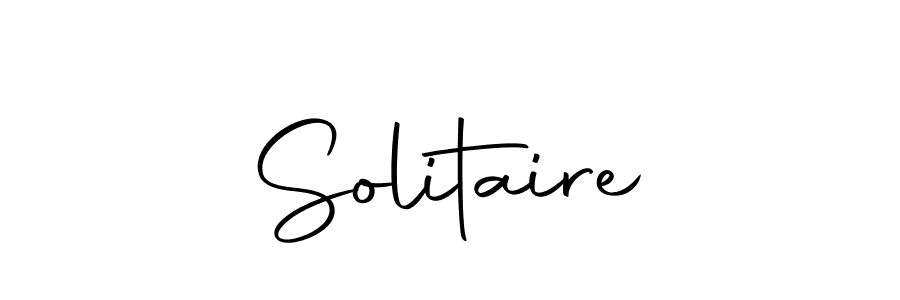 Solitaire stylish signature style. Best Handwritten Sign (Autography-DOLnW) for my name. Handwritten Signature Collection Ideas for my name Solitaire. Solitaire signature style 10 images and pictures png