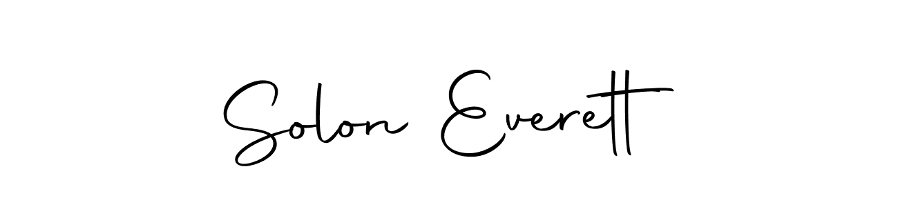 You should practise on your own different ways (Autography-DOLnW) to write your name (Solon Everett) in signature. don't let someone else do it for you. Solon Everett signature style 10 images and pictures png