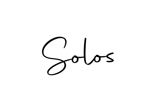 How to make Solos signature? Autography-DOLnW is a professional autograph style. Create handwritten signature for Solos name. Solos signature style 10 images and pictures png