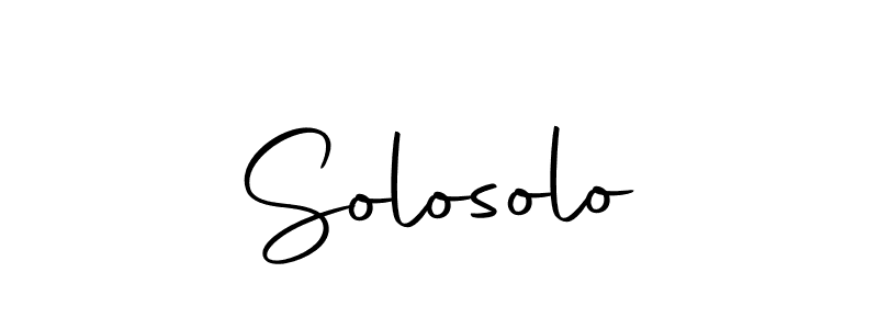 if you are searching for the best signature style for your name Solosolo. so please give up your signature search. here we have designed multiple signature styles  using Autography-DOLnW. Solosolo signature style 10 images and pictures png