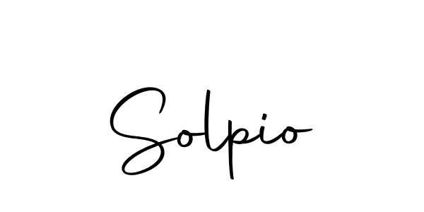 Also we have Solpio name is the best signature style. Create professional handwritten signature collection using Autography-DOLnW autograph style. Solpio signature style 10 images and pictures png