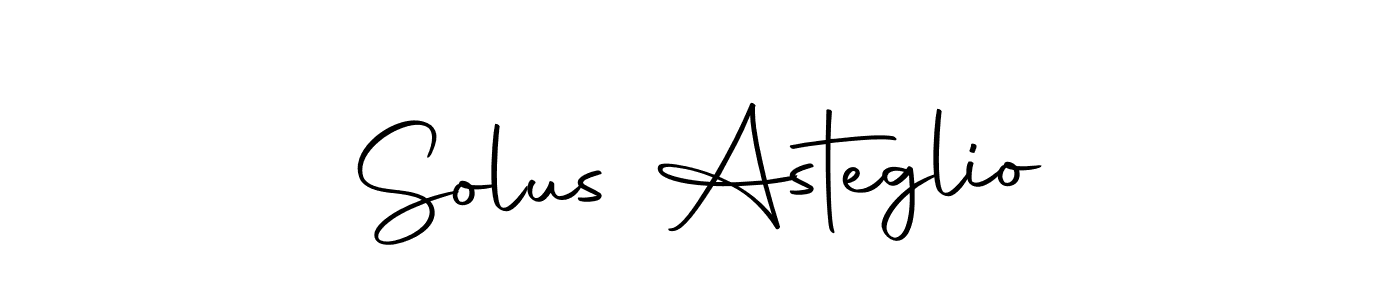 Also we have Solus Asteglio name is the best signature style. Create professional handwritten signature collection using Autography-DOLnW autograph style. Solus Asteglio signature style 10 images and pictures png