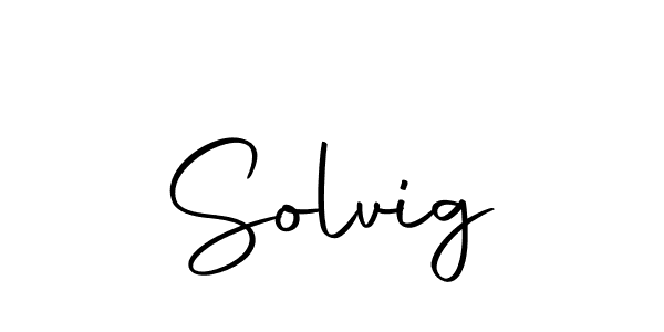 Make a beautiful signature design for name Solvig. With this signature (Autography-DOLnW) style, you can create a handwritten signature for free. Solvig signature style 10 images and pictures png