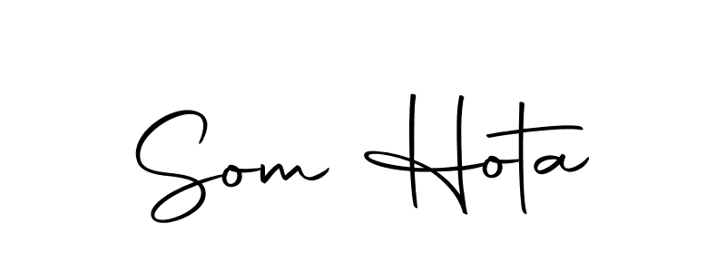 Design your own signature with our free online signature maker. With this signature software, you can create a handwritten (Autography-DOLnW) signature for name Som Hota. Som Hota signature style 10 images and pictures png