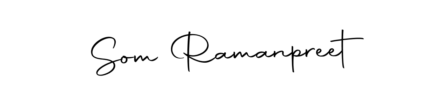 Som Ramanpreet stylish signature style. Best Handwritten Sign (Autography-DOLnW) for my name. Handwritten Signature Collection Ideas for my name Som Ramanpreet. Som Ramanpreet signature style 10 images and pictures png