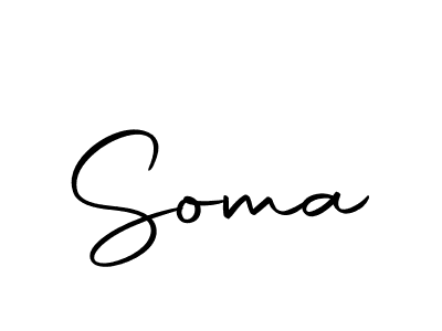 You should practise on your own different ways (Autography-DOLnW) to write your name (Soma) in signature. don't let someone else do it for you. Soma signature style 10 images and pictures png