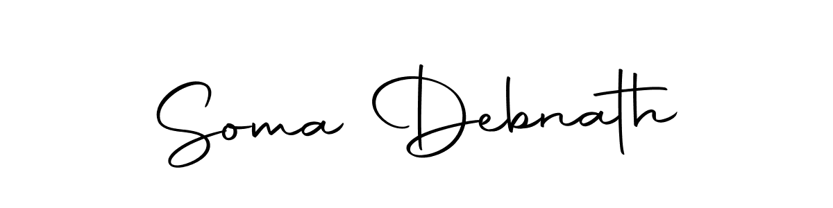 The best way (Autography-DOLnW) to make a short signature is to pick only two or three words in your name. The name Soma Debnath include a total of six letters. For converting this name. Soma Debnath signature style 10 images and pictures png