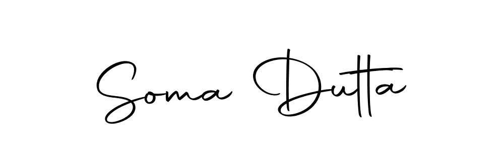 Create a beautiful signature design for name Soma Dutta. With this signature (Autography-DOLnW) fonts, you can make a handwritten signature for free. Soma Dutta signature style 10 images and pictures png