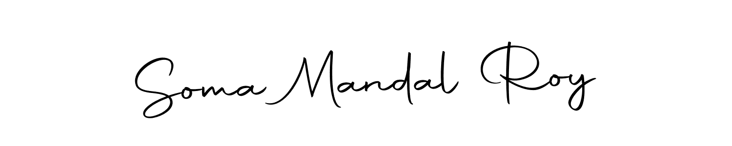 if you are searching for the best signature style for your name Soma Mandal Roy. so please give up your signature search. here we have designed multiple signature styles  using Autography-DOLnW. Soma Mandal Roy signature style 10 images and pictures png