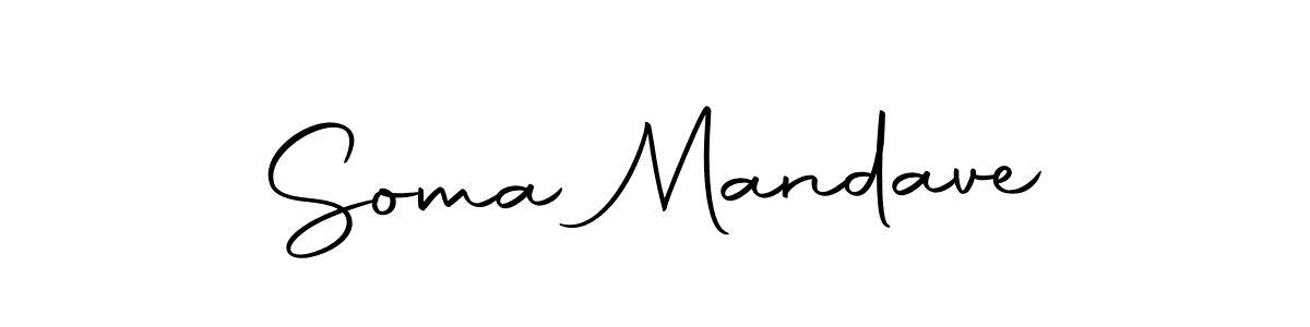 You should practise on your own different ways (Autography-DOLnW) to write your name (Soma Mandave) in signature. don't let someone else do it for you. Soma Mandave signature style 10 images and pictures png