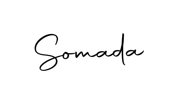 Make a beautiful signature design for name Somada. With this signature (Autography-DOLnW) style, you can create a handwritten signature for free. Somada signature style 10 images and pictures png