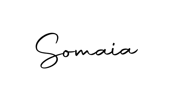Design your own signature with our free online signature maker. With this signature software, you can create a handwritten (Autography-DOLnW) signature for name Somaia. Somaia signature style 10 images and pictures png