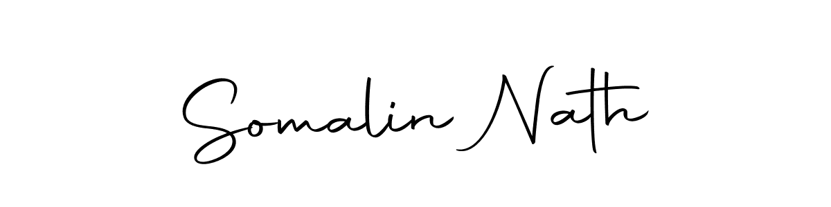 Use a signature maker to create a handwritten signature online. With this signature software, you can design (Autography-DOLnW) your own signature for name Somalin Nath. Somalin Nath signature style 10 images and pictures png