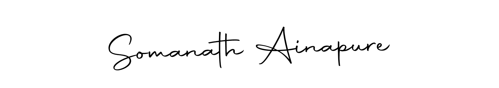 The best way (Autography-DOLnW) to make a short signature is to pick only two or three words in your name. The name Somanath Ainapure include a total of six letters. For converting this name. Somanath Ainapure signature style 10 images and pictures png