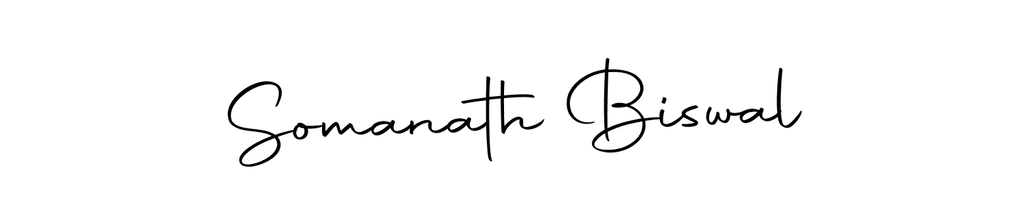 How to make Somanath Biswal name signature. Use Autography-DOLnW style for creating short signs online. This is the latest handwritten sign. Somanath Biswal signature style 10 images and pictures png