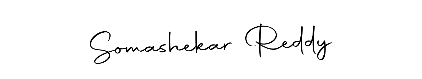 Create a beautiful signature design for name Somashekar Reddy. With this signature (Autography-DOLnW) fonts, you can make a handwritten signature for free. Somashekar Reddy signature style 10 images and pictures png