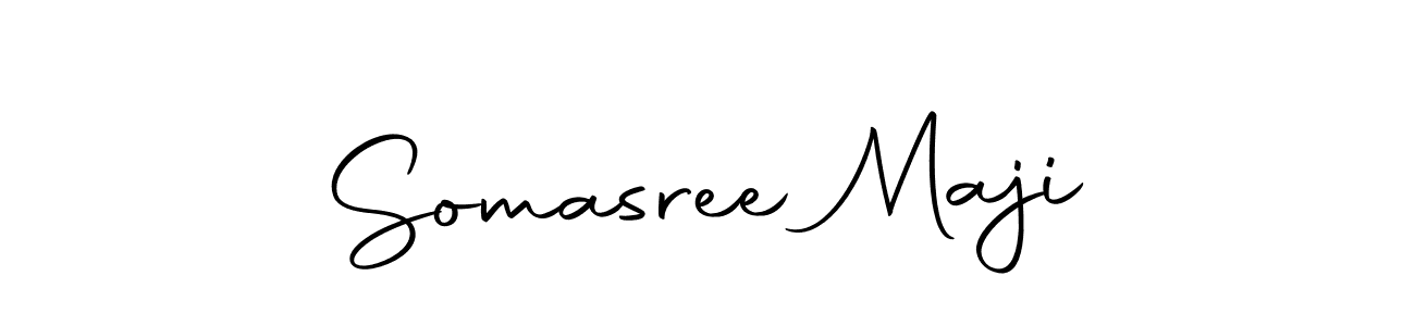 Create a beautiful signature design for name Somasree Maji. With this signature (Autography-DOLnW) fonts, you can make a handwritten signature for free. Somasree Maji signature style 10 images and pictures png