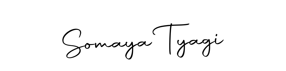 Use a signature maker to create a handwritten signature online. With this signature software, you can design (Autography-DOLnW) your own signature for name Somaya Tyagi. Somaya Tyagi signature style 10 images and pictures png