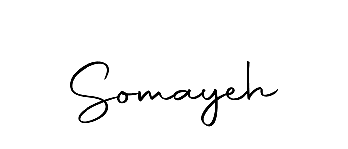 Make a beautiful signature design for name Somayeh. Use this online signature maker to create a handwritten signature for free. Somayeh signature style 10 images and pictures png