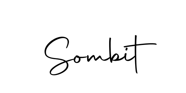 Use a signature maker to create a handwritten signature online. With this signature software, you can design (Autography-DOLnW) your own signature for name Sombit. Sombit signature style 10 images and pictures png