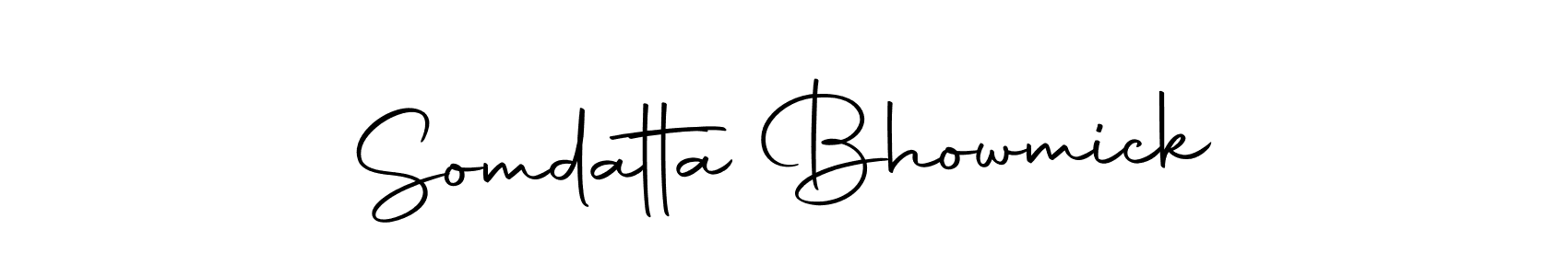 The best way (Autography-DOLnW) to make a short signature is to pick only two or three words in your name. The name Somdatta Bhowmick include a total of six letters. For converting this name. Somdatta Bhowmick signature style 10 images and pictures png