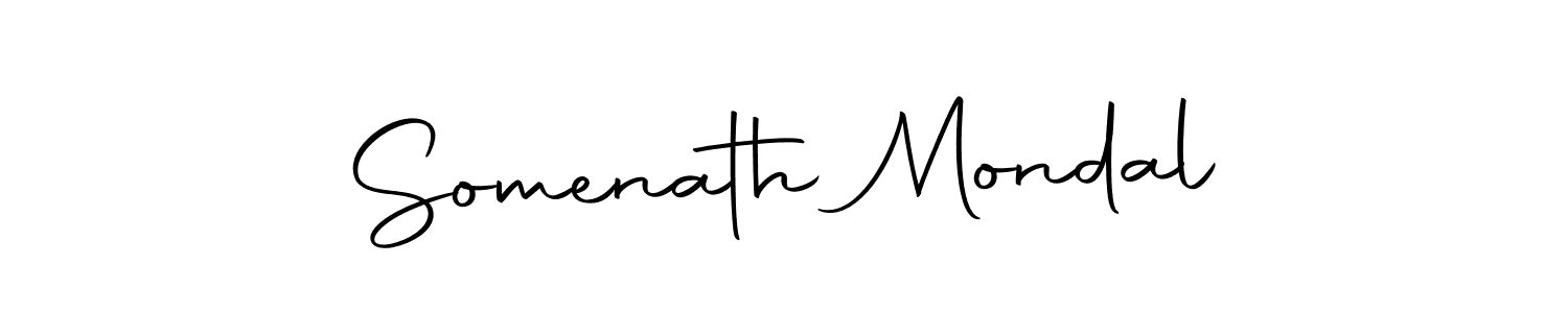 Create a beautiful signature design for name Somenath Mondal. With this signature (Autography-DOLnW) fonts, you can make a handwritten signature for free. Somenath Mondal signature style 10 images and pictures png