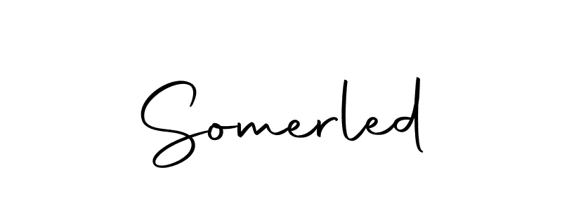Make a beautiful signature design for name Somerled. Use this online signature maker to create a handwritten signature for free. Somerled signature style 10 images and pictures png
