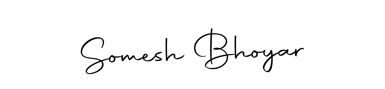 Create a beautiful signature design for name Somesh Bhoyar. With this signature (Autography-DOLnW) fonts, you can make a handwritten signature for free. Somesh Bhoyar signature style 10 images and pictures png