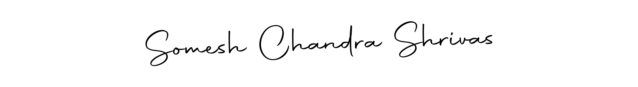 The best way (Autography-DOLnW) to make a short signature is to pick only two or three words in your name. The name Somesh Chandra Shrivas include a total of six letters. For converting this name. Somesh Chandra Shrivas signature style 10 images and pictures png