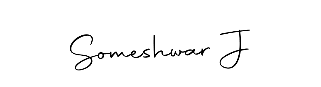 Make a beautiful signature design for name Someshwar J. Use this online signature maker to create a handwritten signature for free. Someshwar J signature style 10 images and pictures png