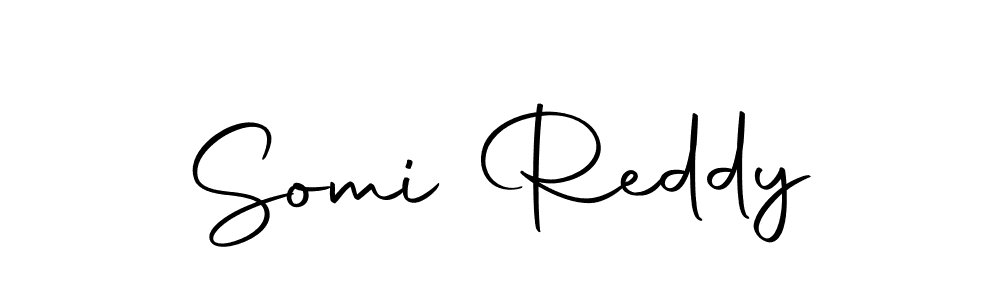 The best way (Autography-DOLnW) to make a short signature is to pick only two or three words in your name. The name Somi Reddy include a total of six letters. For converting this name. Somi Reddy signature style 10 images and pictures png