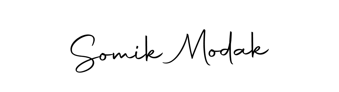 Use a signature maker to create a handwritten signature online. With this signature software, you can design (Autography-DOLnW) your own signature for name Somik Modak. Somik Modak signature style 10 images and pictures png