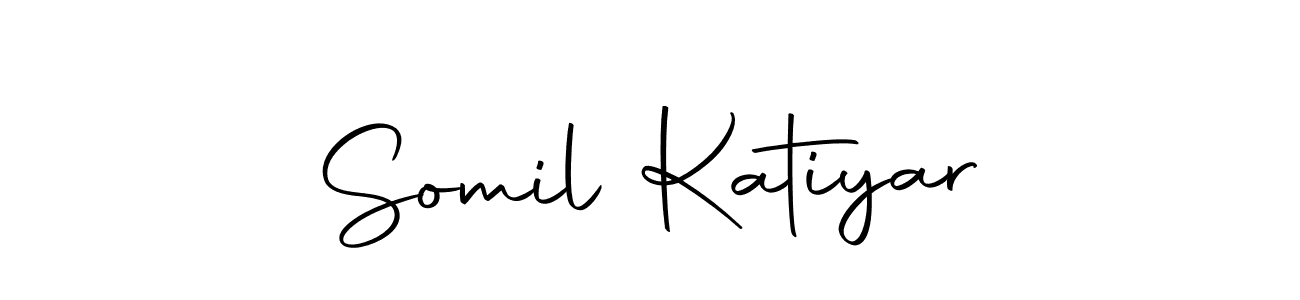 Make a beautiful signature design for name Somil Katiyar. With this signature (Autography-DOLnW) style, you can create a handwritten signature for free. Somil Katiyar signature style 10 images and pictures png