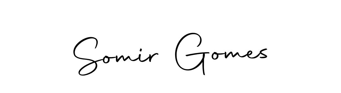 Somir Gomes stylish signature style. Best Handwritten Sign (Autography-DOLnW) for my name. Handwritten Signature Collection Ideas for my name Somir Gomes. Somir Gomes signature style 10 images and pictures png