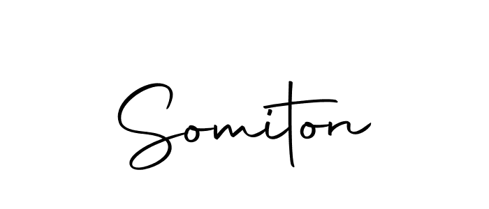 The best way (Autography-DOLnW) to make a short signature is to pick only two or three words in your name. The name Somiton include a total of six letters. For converting this name. Somiton signature style 10 images and pictures png
