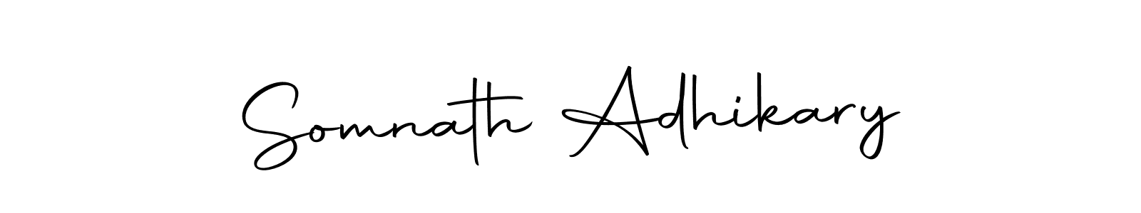 Make a short Somnath Adhikary signature style. Manage your documents anywhere anytime using Autography-DOLnW. Create and add eSignatures, submit forms, share and send files easily. Somnath Adhikary signature style 10 images and pictures png
