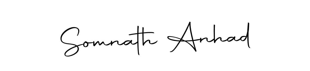 Create a beautiful signature design for name Somnath Anhad. With this signature (Autography-DOLnW) fonts, you can make a handwritten signature for free. Somnath Anhad signature style 10 images and pictures png