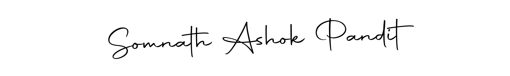 Somnath Ashok Pandit stylish signature style. Best Handwritten Sign (Autography-DOLnW) for my name. Handwritten Signature Collection Ideas for my name Somnath Ashok Pandit. Somnath Ashok Pandit signature style 10 images and pictures png