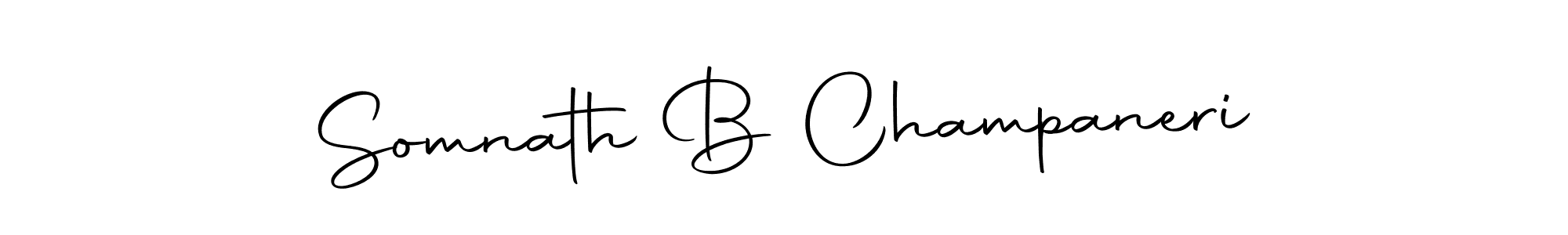 How to make Somnath B Champaneri signature? Autography-DOLnW is a professional autograph style. Create handwritten signature for Somnath B Champaneri name. Somnath B Champaneri signature style 10 images and pictures png