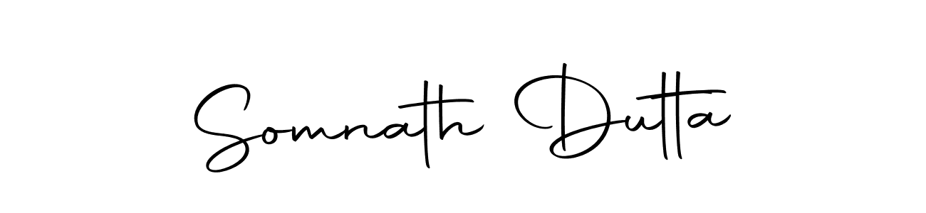 Create a beautiful signature design for name Somnath Dutta. With this signature (Autography-DOLnW) fonts, you can make a handwritten signature for free. Somnath Dutta signature style 10 images and pictures png