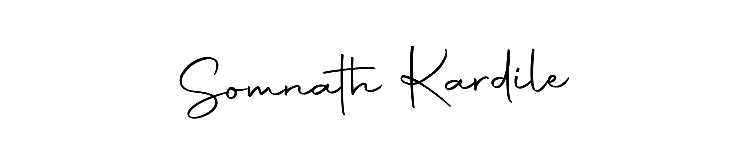 Somnath Kardile stylish signature style. Best Handwritten Sign (Autography-DOLnW) for my name. Handwritten Signature Collection Ideas for my name Somnath Kardile. Somnath Kardile signature style 10 images and pictures png