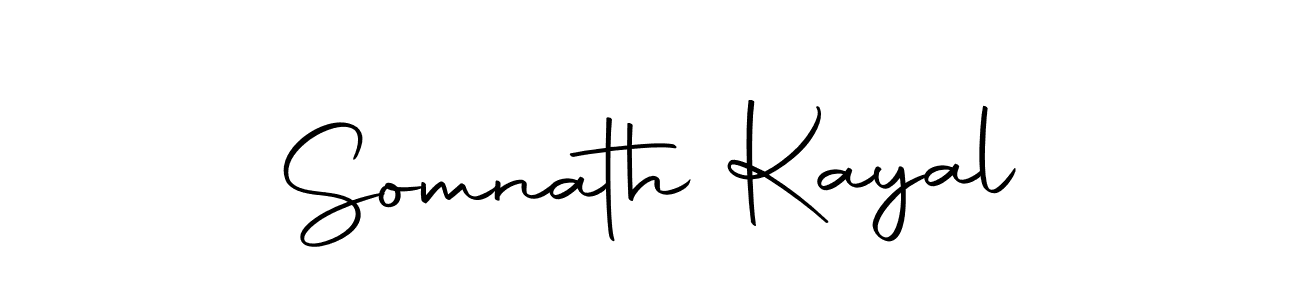 Design your own signature with our free online signature maker. With this signature software, you can create a handwritten (Autography-DOLnW) signature for name Somnath Kayal. Somnath Kayal signature style 10 images and pictures png