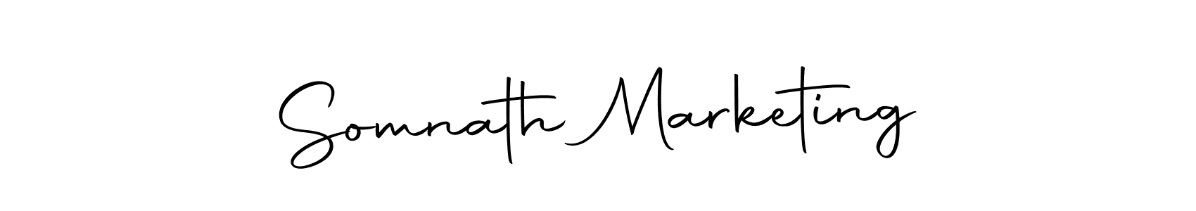 Design your own signature with our free online signature maker. With this signature software, you can create a handwritten (Autography-DOLnW) signature for name Somnath Marketing. Somnath Marketing signature style 10 images and pictures png