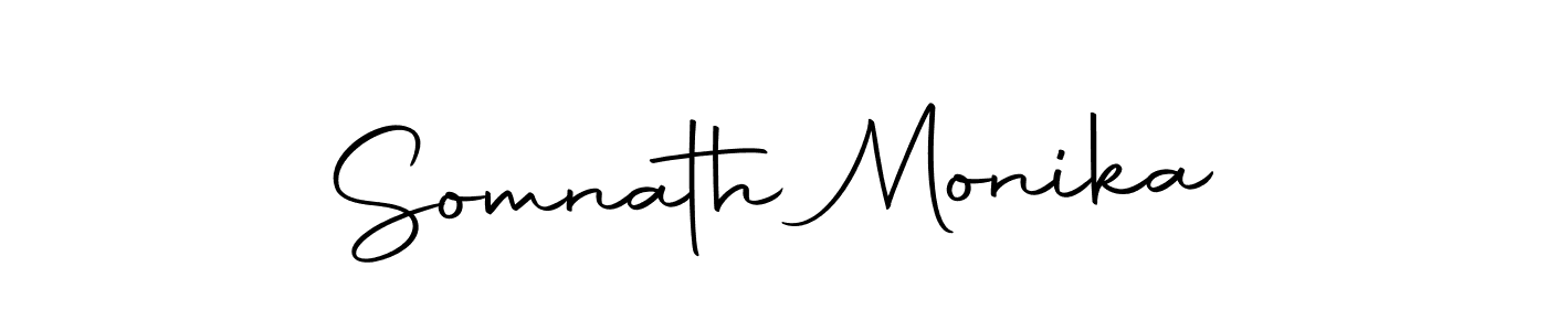 You should practise on your own different ways (Autography-DOLnW) to write your name (Somnath Monika) in signature. don't let someone else do it for you. Somnath Monika signature style 10 images and pictures png