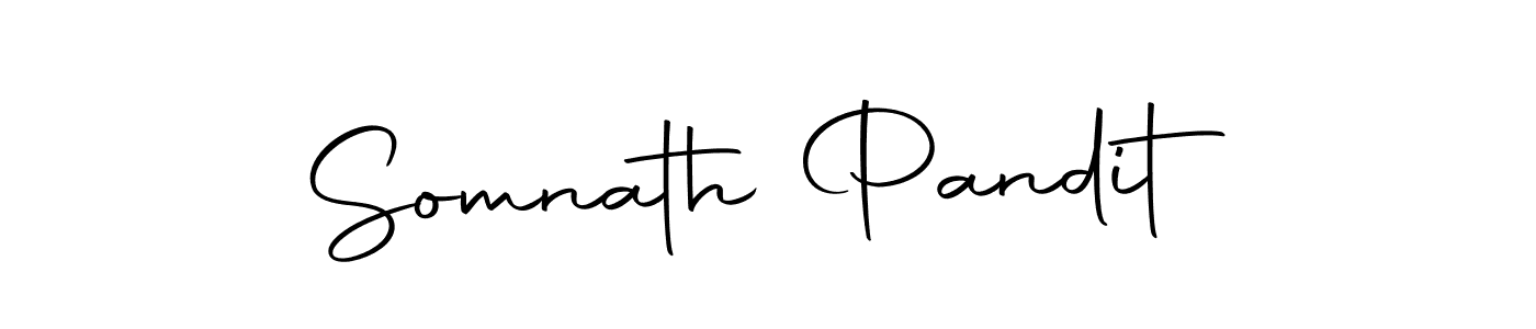 Design your own signature with our free online signature maker. With this signature software, you can create a handwritten (Autography-DOLnW) signature for name Somnath Pandit. Somnath Pandit signature style 10 images and pictures png