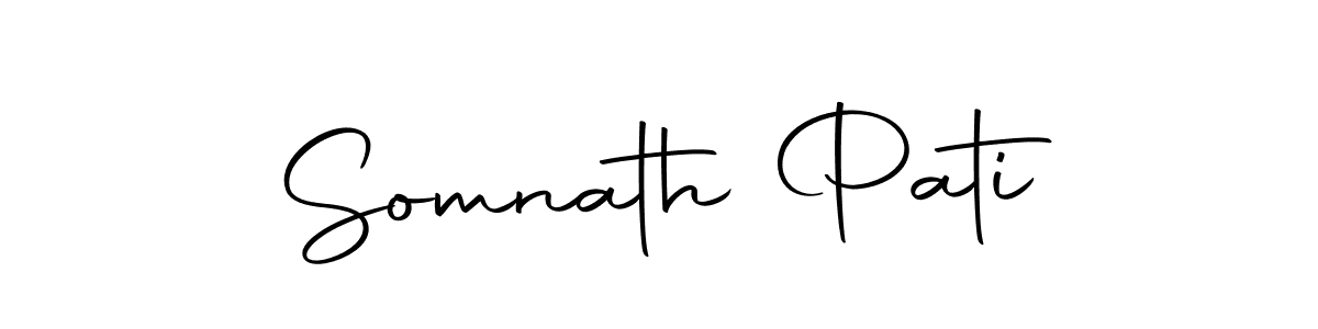 How to make Somnath Pati name signature. Use Autography-DOLnW style for creating short signs online. This is the latest handwritten sign. Somnath Pati signature style 10 images and pictures png