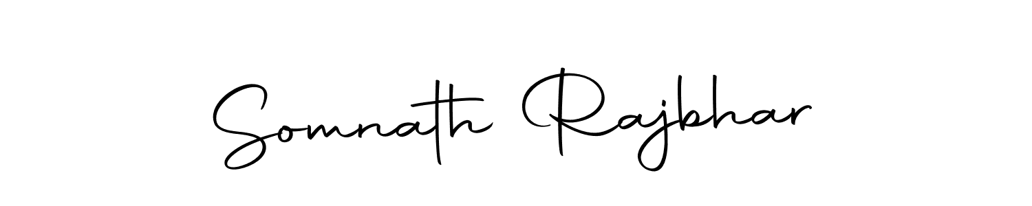 How to make Somnath Rajbhar name signature. Use Autography-DOLnW style for creating short signs online. This is the latest handwritten sign. Somnath Rajbhar signature style 10 images and pictures png