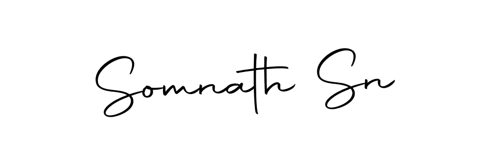 Use a signature maker to create a handwritten signature online. With this signature software, you can design (Autography-DOLnW) your own signature for name Somnath Sn. Somnath Sn signature style 10 images and pictures png