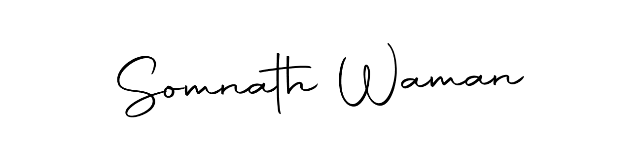 Create a beautiful signature design for name Somnath Waman. With this signature (Autography-DOLnW) fonts, you can make a handwritten signature for free. Somnath Waman signature style 10 images and pictures png